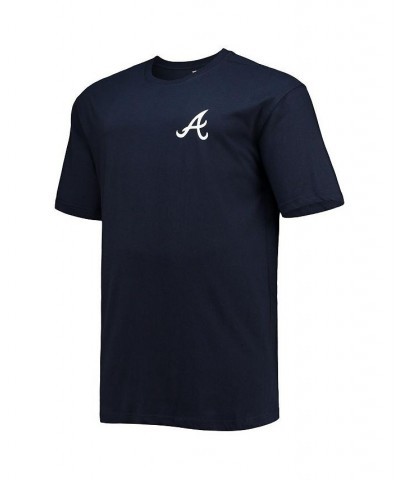 Men's Navy Atlanta Braves Big and Tall Father's Day 1 Dad T-shirt $25.49 T-Shirts