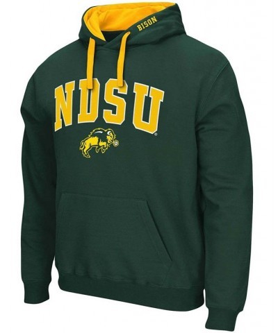 Men's Green NDSU Bison Arch Logo 2.0 Pullover Hoodie $29.49 Sweatshirt