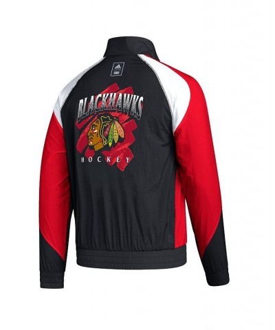 Men's Black Chicago Blackhawks Reverse Retro 2.0 Full-Snap Jacket $34.10 Jackets