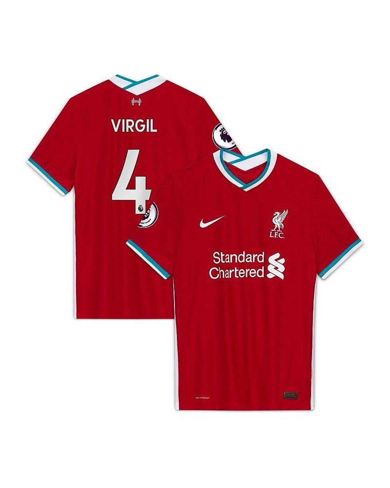 Men's Virgil Van Dijk Red Liverpool 2020/21 Home Authentic Player Jersey $73.50 Jersey