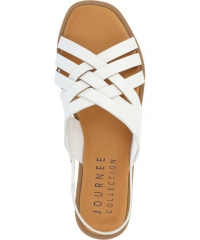 Women's Merrin Woven Sandals White $33.00 Shoes