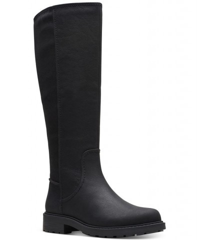 Opal Glow Riding Boots Black $39.97 Shoes