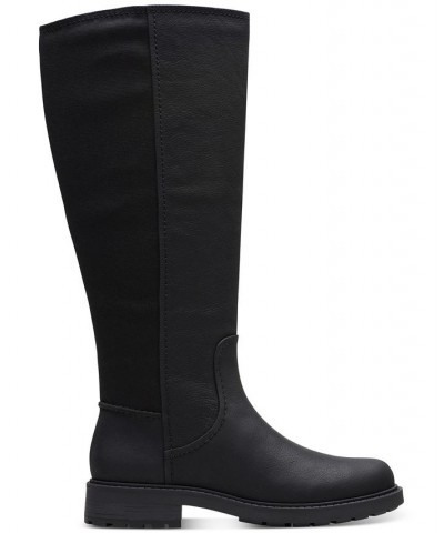 Opal Glow Riding Boots Black $39.97 Shoes