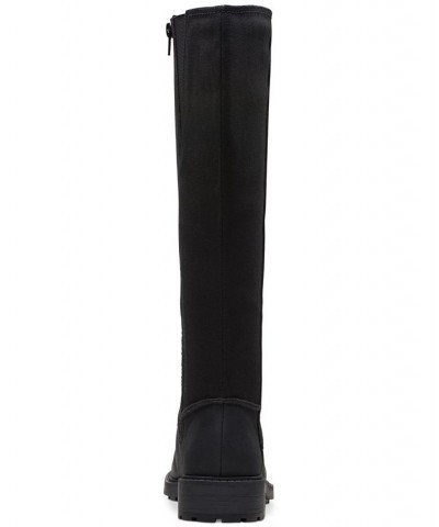 Opal Glow Riding Boots Black $39.97 Shoes