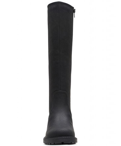 Opal Glow Riding Boots Black $39.97 Shoes