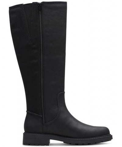 Opal Glow Riding Boots Black $39.97 Shoes