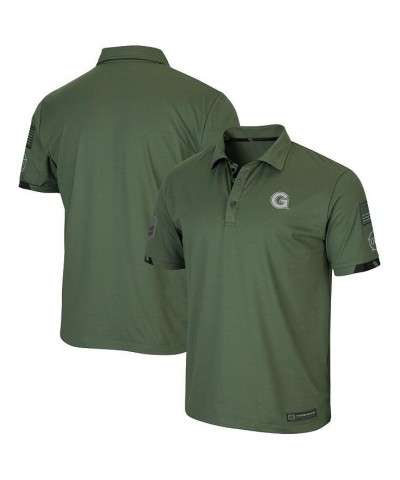 Men's Olive Georgetown Hoyas OHT Military-Inspired Appreciation Echo Polo Shirt $25.20 Polo Shirts