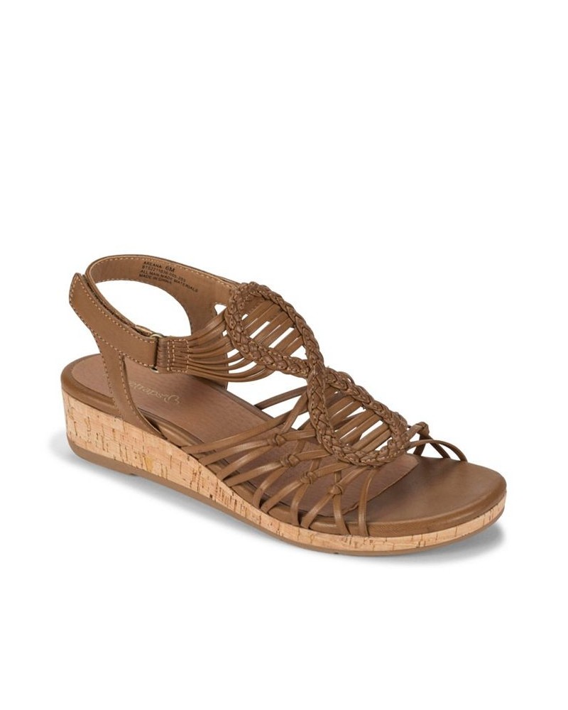 Areana Strappy Wedge Sandals PD03 $47.17 Shoes