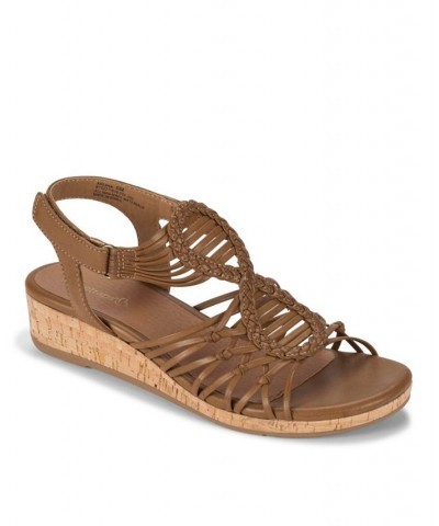 Areana Strappy Wedge Sandals PD03 $47.17 Shoes