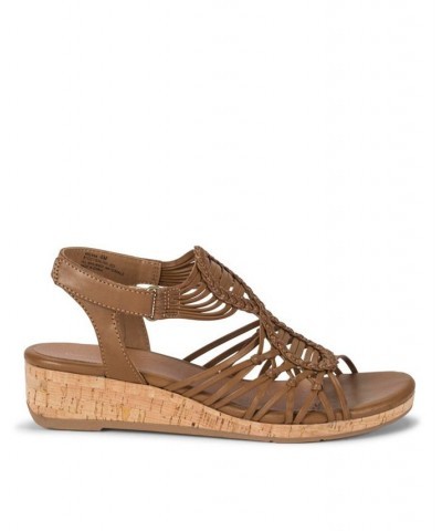 Areana Strappy Wedge Sandals PD03 $47.17 Shoes