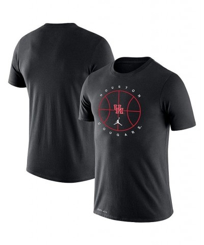 Men's Brand Black Houston Cougars Basketball Icon Legend Performance T-shirt $25.49 T-Shirts