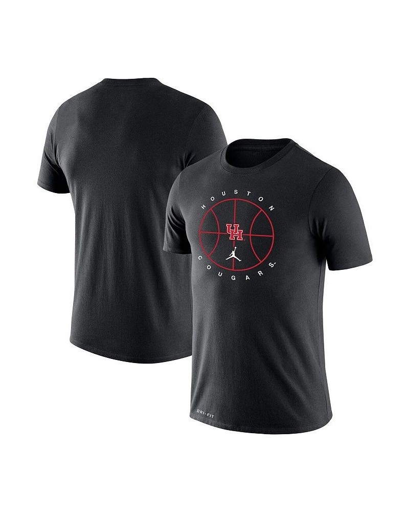 Men's Brand Black Houston Cougars Basketball Icon Legend Performance T-shirt $25.49 T-Shirts