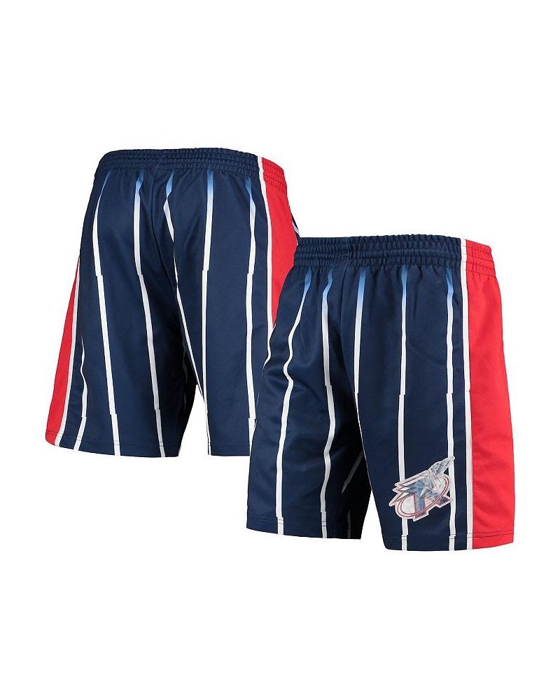 Men's Blue Houston Rockets 1996 Hardwood Classics 75th Anniversary Swingman Shorts $58.50 Shorts