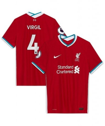 Men's Virgil Van Dijk Red Liverpool 2020/21 Home Authentic Player Jersey $73.50 Jersey