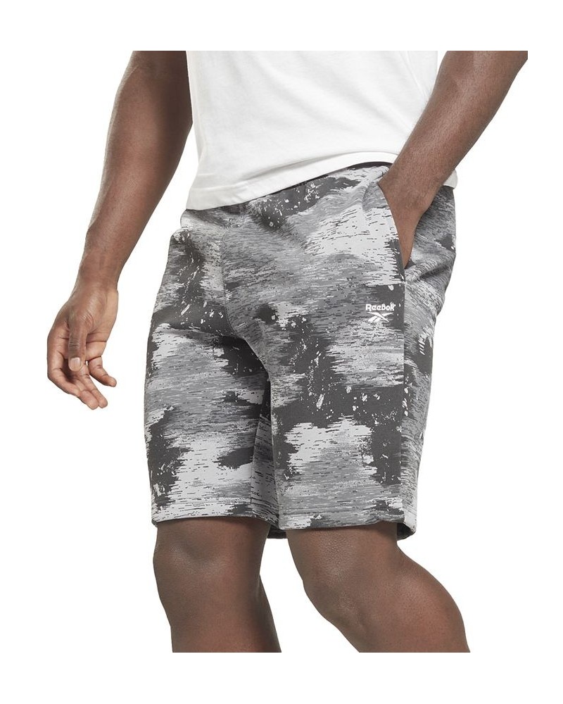 Men's Modern Camo Logo Shorts Gray $21.38 Shorts