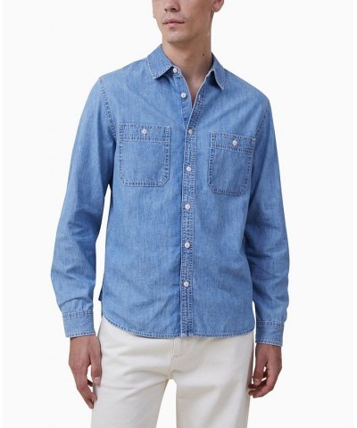 Men's Brooklyn Long Sleeves Shirt PD01 $35.00 Shirts