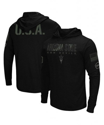 Men's Black Arizona State Sun Devils OHT Military-Inspired Appreciation Hoodie Long Sleeve T-shirt $19.35 T-Shirts