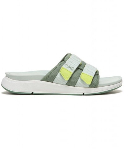 Women's Tribute Slide Sandals Green $43.20 Shoes