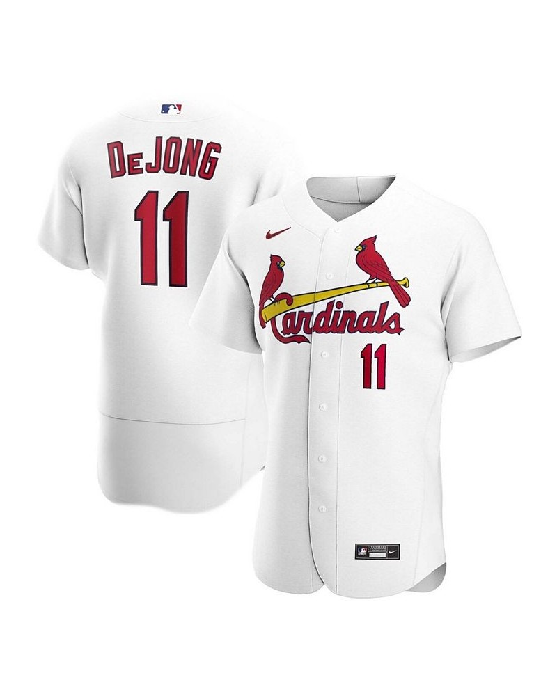 Men's Paul DeJong White St. Louis Cardinals Home Authentic Player Jersey $157.50 Jersey