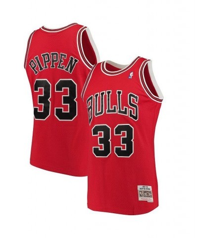 Men's Scottie Pippen Red Chicago Bulls Big and Tall Hardwood Classics Jersey $41.40 Jersey