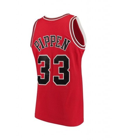 Men's Scottie Pippen Red Chicago Bulls Big and Tall Hardwood Classics Jersey $41.40 Jersey