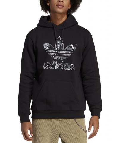 Men's Camo Logo Long-Sleeve Hoodie Black $37.80 Sweatshirt