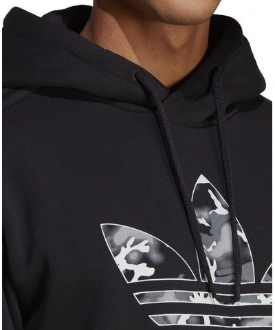 Men's Camo Logo Long-Sleeve Hoodie Black $37.80 Sweatshirt