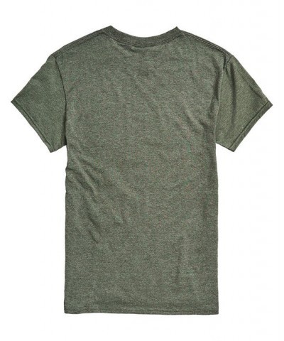 Men's Top Gun Maverick Plane T-shirt Green $17.15 T-Shirts