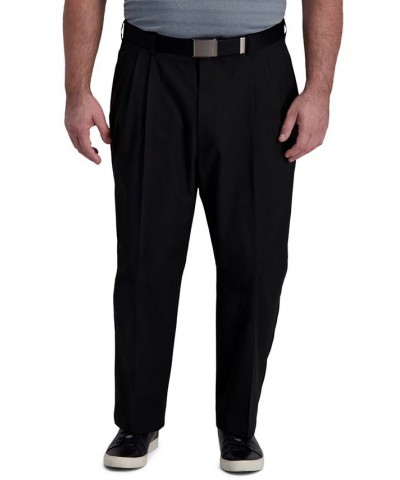 Big & Tall Cool Right Performance Flex Classic Fit Pleated Pant Black $23.10 Pants