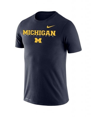 Men's Navy Michigan Wolverines Big and Tall Legend Facility Performance T-shirt $28.49 T-Shirts