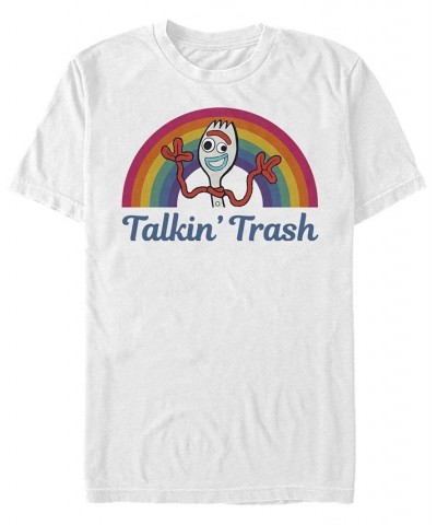 Men's Talkin Trash Short Sleeve Crew T-shirt White $18.89 T-Shirts