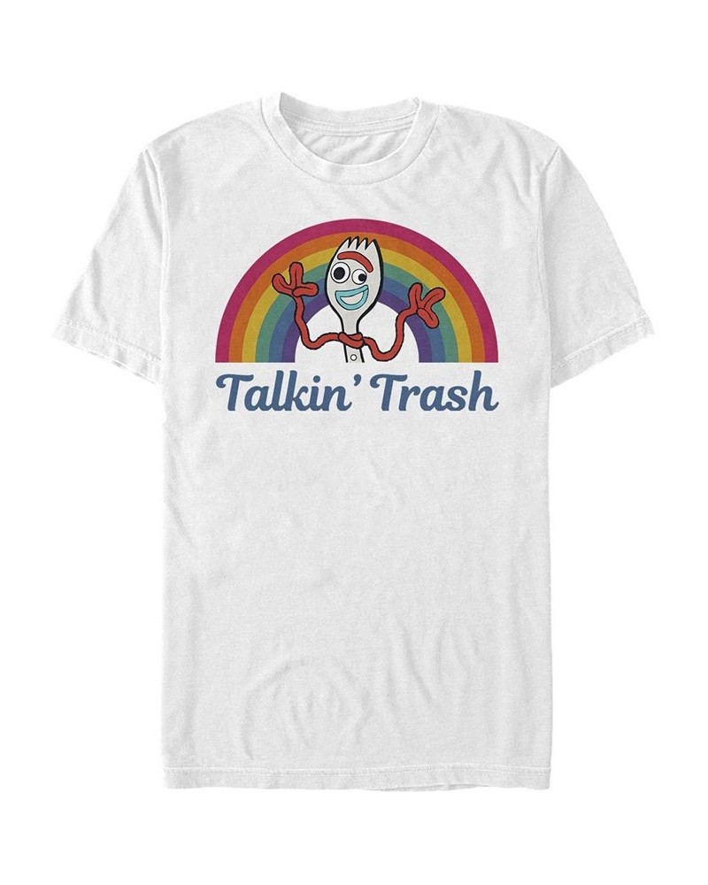 Men's Talkin Trash Short Sleeve Crew T-shirt White $18.89 T-Shirts