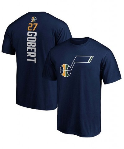 Men's Rudy Gobert Navy Utah Jazz Team Playmaker Name and Number T-shirt $16.66 T-Shirts