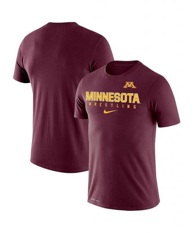 Men's Maroon Minnesota Golden Gophers Wrestling Legend Performance T-shirt $27.99 T-Shirts