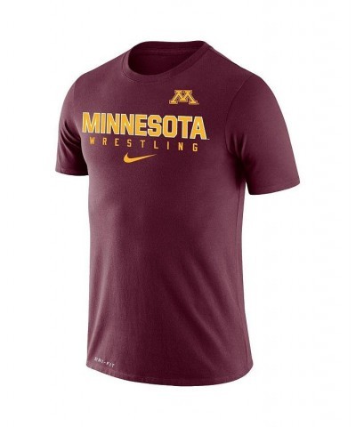 Men's Maroon Minnesota Golden Gophers Wrestling Legend Performance T-shirt $27.99 T-Shirts