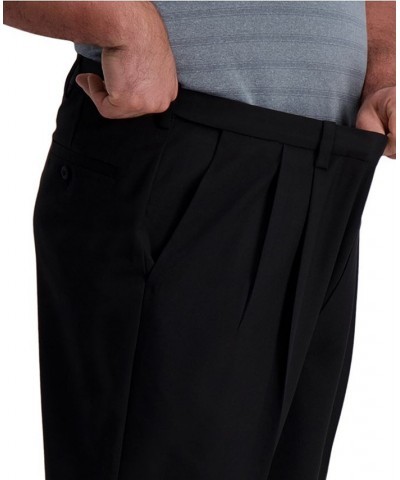 Big & Tall Cool Right Performance Flex Classic Fit Pleated Pant Black $23.10 Pants