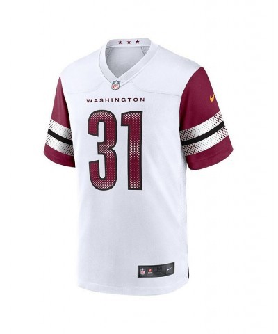 Men's Kamren Curl White Washington Commanders Game Jersey $47.08 Jersey