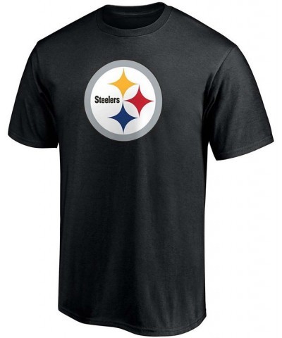 Men's Chase Claypool Black Pittsburgh Steelers Player Icon Name and Number T-shirt $17.33 T-Shirts