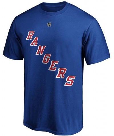 Men's Big and Tall Alexis Lafreniere Blue New York Rangers Name Number T-shirt $18.40 T-Shirts