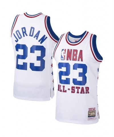 Men's Michael Jordan White Eastern Conference 1985 NBA All-Star Game Authentic Jersey $98.70 Jersey