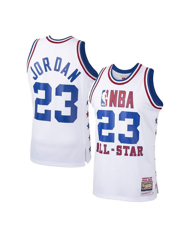 Men's Michael Jordan White Eastern Conference 1985 NBA All-Star Game Authentic Jersey $98.70 Jersey