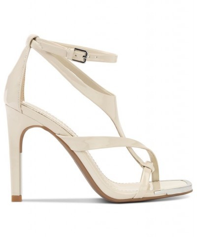 Women's Audrey Ankle-Strap Dress Sandals Tan/Beige $48.00 Shoes