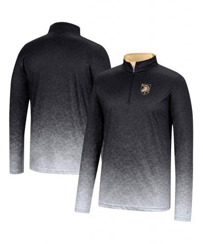 Men's Black Army Black Knights Walter Quarter-Zip Windshirt $31.34 Shirts