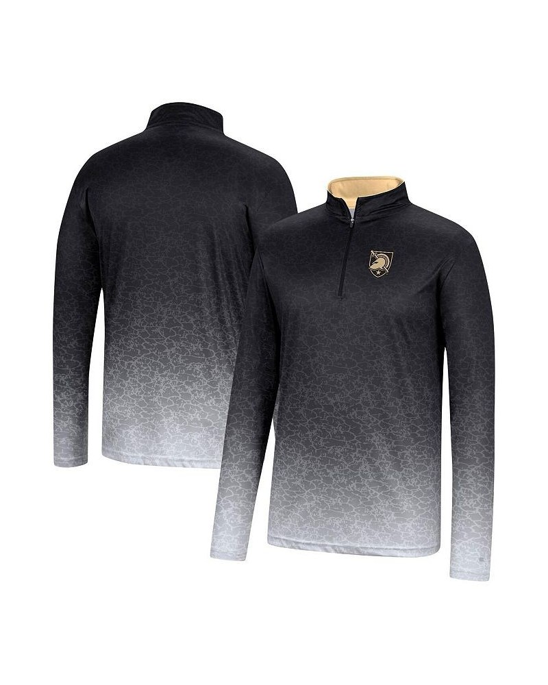 Men's Black Army Black Knights Walter Quarter-Zip Windshirt $31.34 Shirts