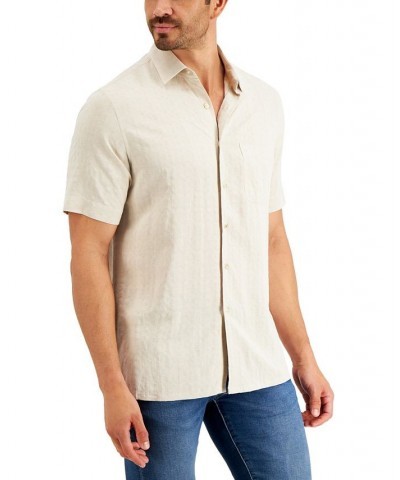 Men's Textured Shirt Tan/Beige $14.40 Shirts