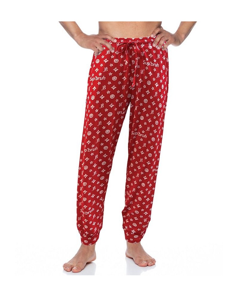 Men's Super Soft Sup Bruh Jogger Pants Multi $23.00 Pajama