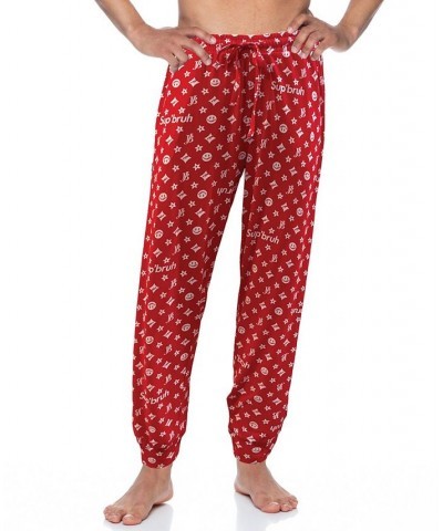 Men's Super Soft Sup Bruh Jogger Pants Multi $23.00 Pajama