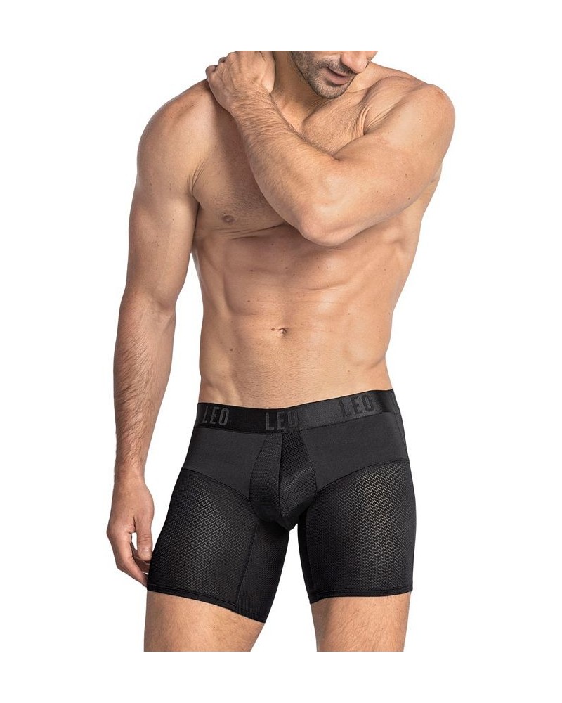 Men's Short Boxer Brief Black $17.64 Underwear