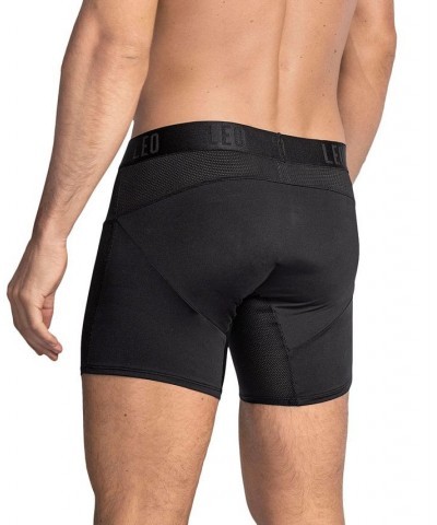 Men's Short Boxer Brief Black $17.64 Underwear