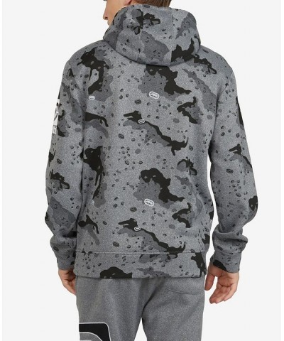 Men's Big and Tall Concealed Camo Hoodie Gray $33.32 Sweatshirt